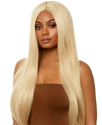 Peluca natural larga xl rubia 33