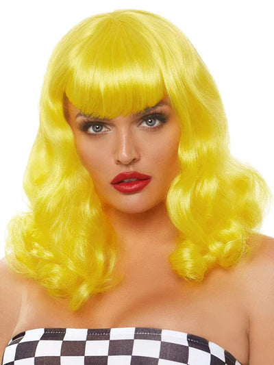 Peluca natural corta rubia 16CM