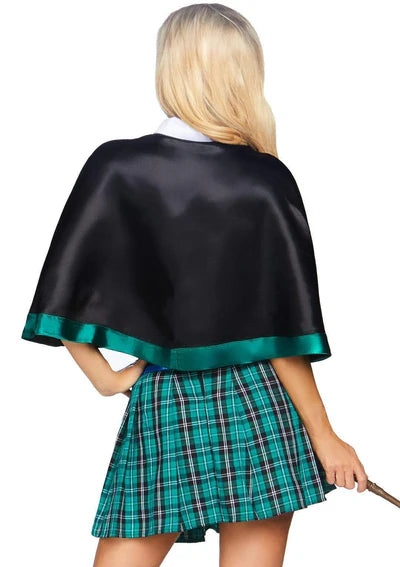 Disfraz de hechicera harry potter verde